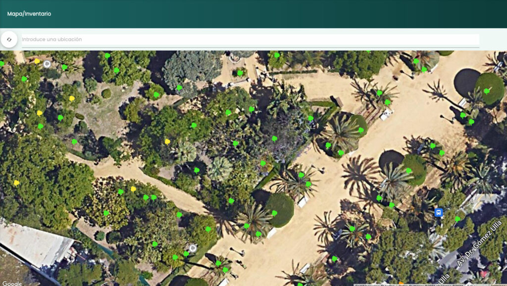 Inventario Parques y Jardines Ciudad de Cádiz